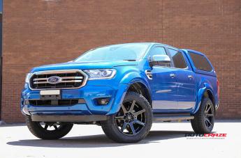 FORD RANGER AVALANCHE GLOSS BLACK MILLED ACCENTS